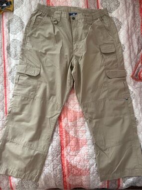Propper Men's Tan Cargo Pants - Utility Pocket Work Trousers